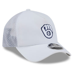 Milwaukee Brewers New Era 2026 Batting Practice Apex 9FORTY Adjustable Trucker Hat discount