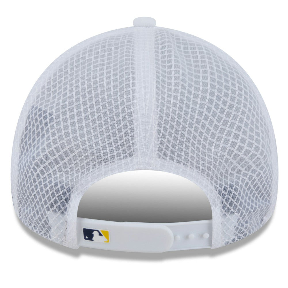 Milwaukee Brewers New Era 2026 Batting Practice Apex 9FORTY Adjustable Trucker Hat discount
