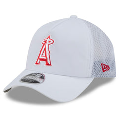 Los Angeles Angels New Era 2026 Batting Practice Apex 9FORTY Adjustable Trucker Hat On Sale