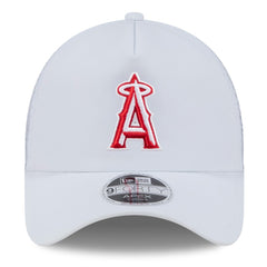 Los Angeles Angels New Era 2026 Batting Practice Apex 9FORTY Adjustable Trucker Hat On Sale
