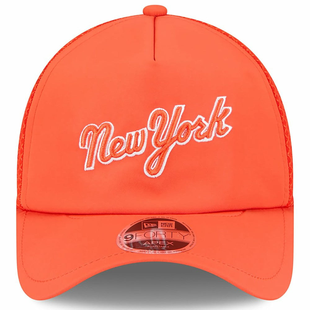 New York Mets New Era 2026 Batting Practice Apex 9FORTY Adjustable Trucker Hat Online