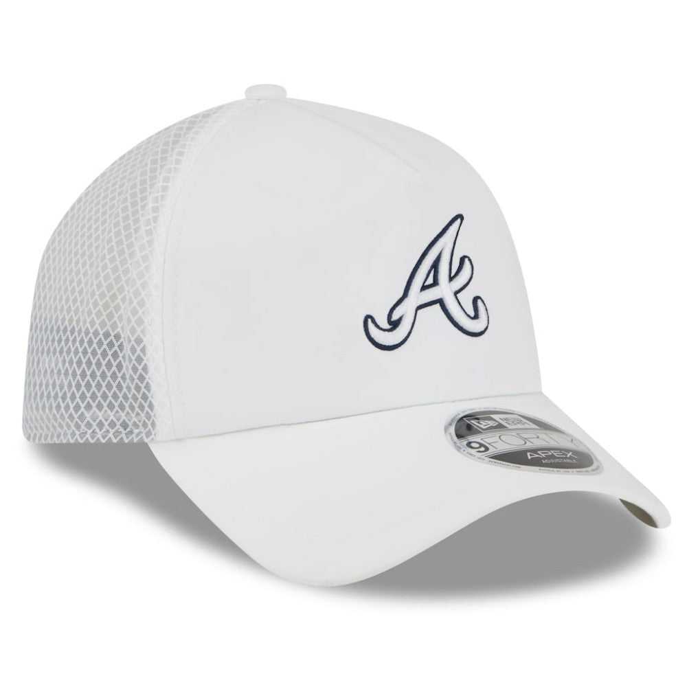 Atlanta Braves New Era 2026 Batting Practice Apex 9FORTY Adjustable Trucker Hat Sale