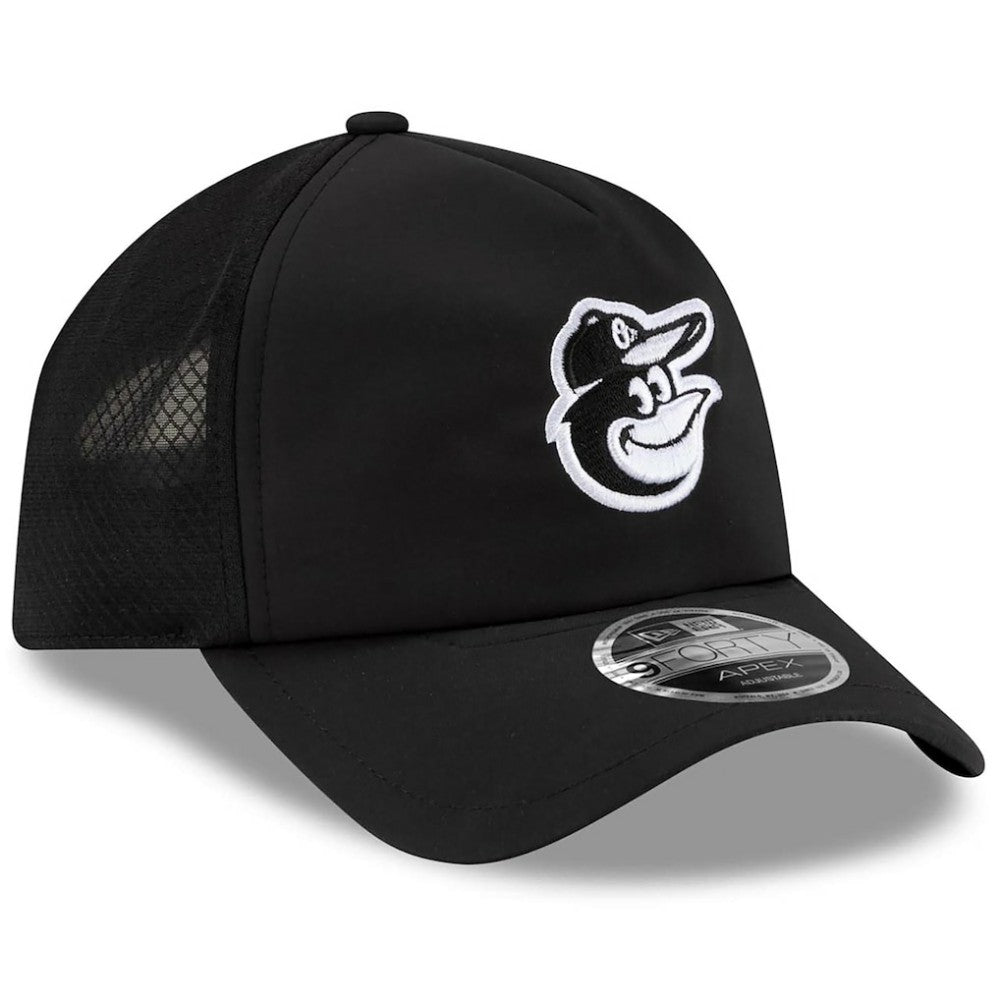 Baltimore Orioles New Era 2026 Batting Practice Apex 9FORTY Adjustable Trucker Hat Near Me