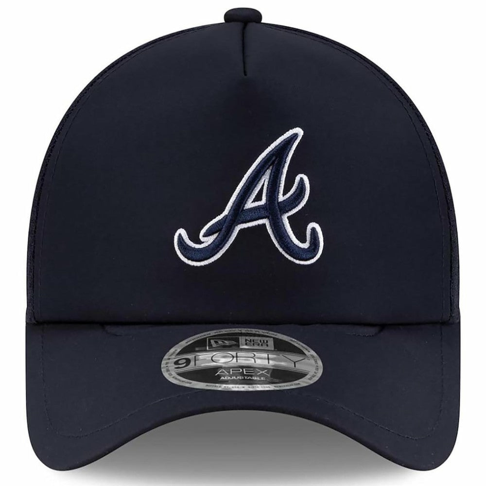 Atlanta Braves New Era 2026 Batting Practice Apex 9FORTY Adjustable Trucker Hat discount