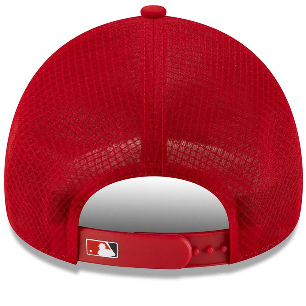 Los Angeles Angels New Era 2026 Batting Practice Apex 9FORTY Adjustable Trucker Hat Online