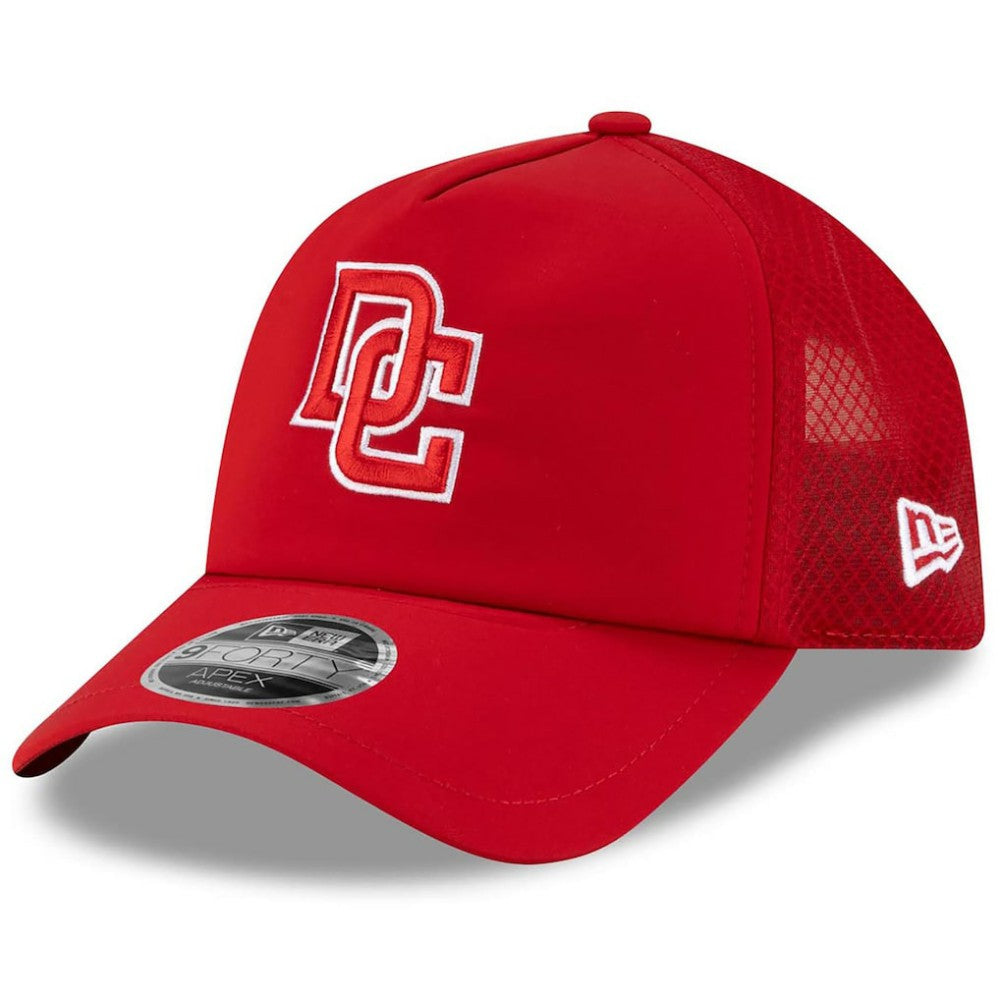 Washington Nationals New Era 2026 Batting Practice Apex 9FORTY Adjustable Trucker Hat for sale