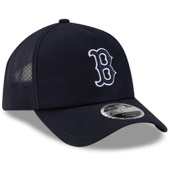 Boston Red Sox New Era 2026 Batting Practice Apex 9FORTY Adjustable Trucker Hat Lifestyle
