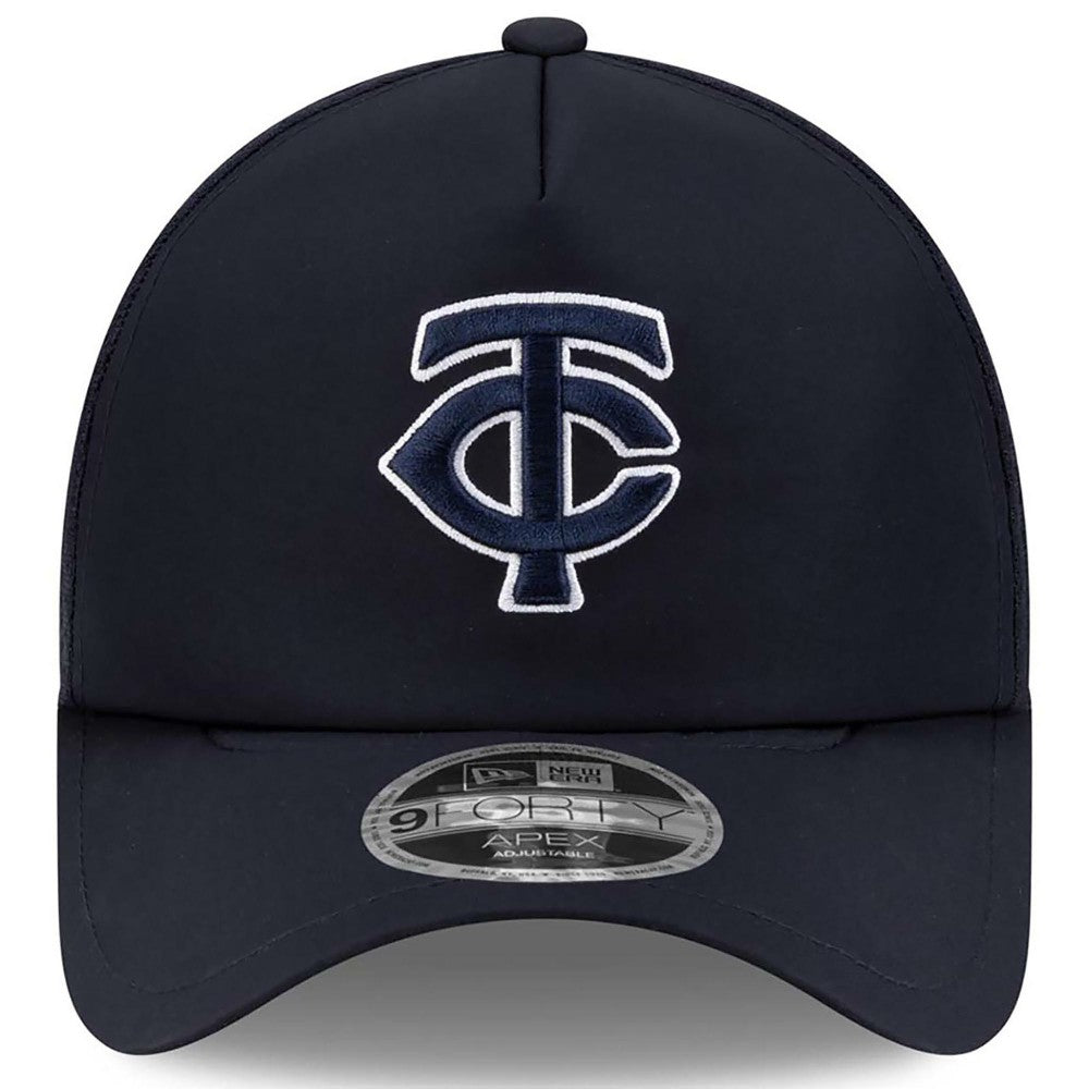 Minnesota Twins New Era 2026 Batting Practice Apex 9FORTY Adjustable Trucker Hat On Sale