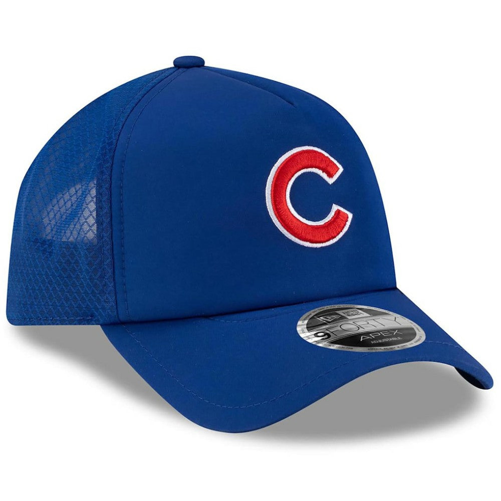 Chicago Cubs New Era 2026 Batting Practice Apex 9FORTY Adjustable Trucker Hat Near Me