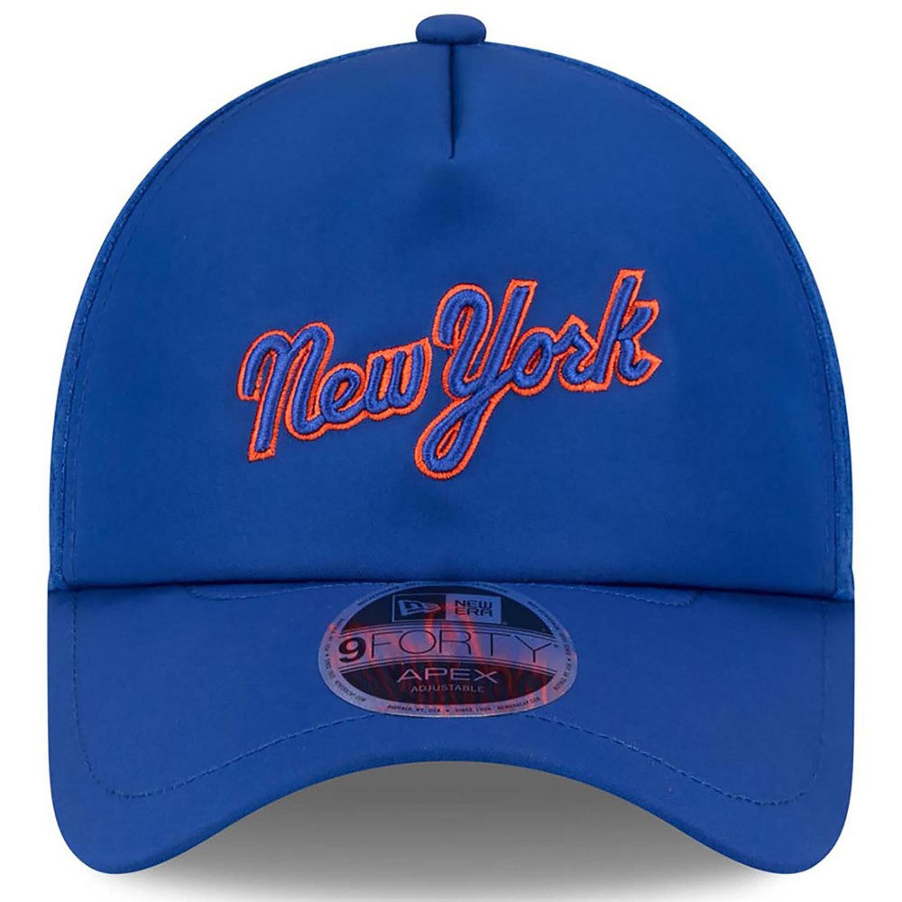 New York Mets New Era 2026 Batting Practice Apex 9FORTY Adjustable Trucker Hat Clearance