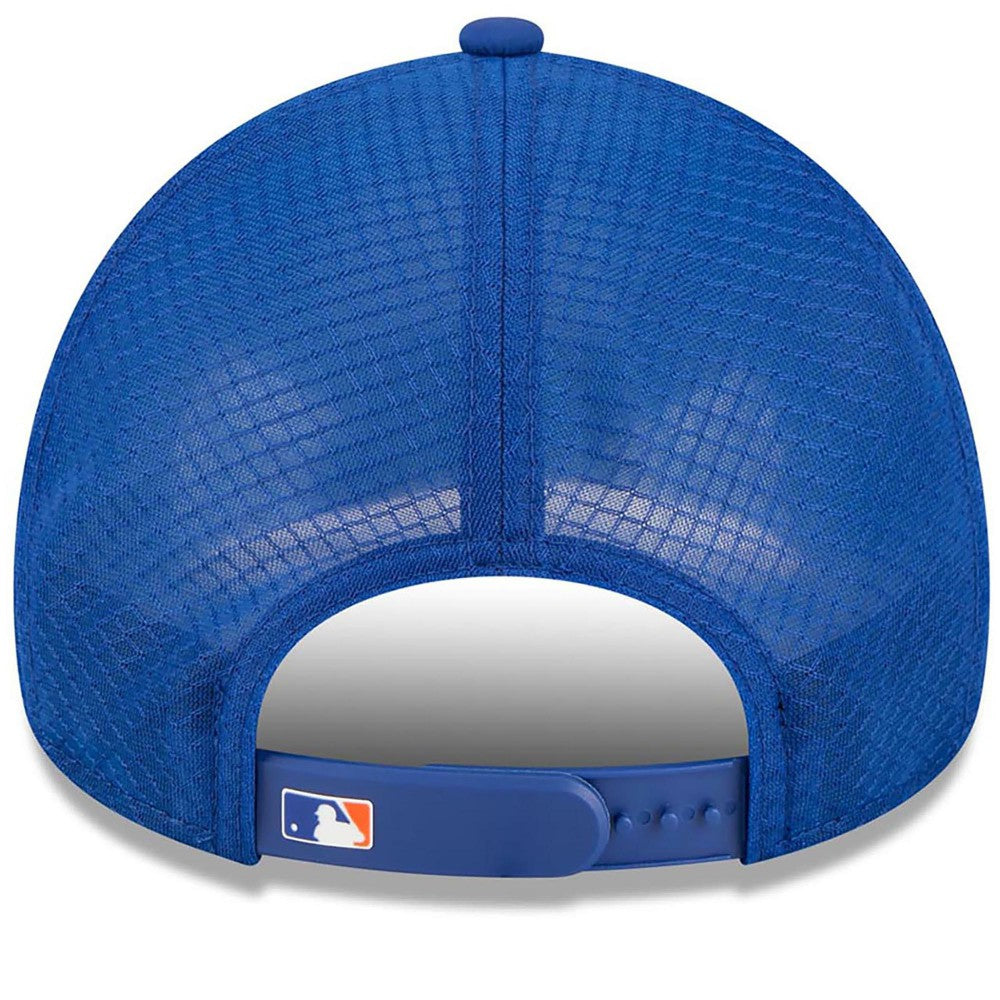 New York Mets New Era 2026 Batting Practice Apex 9FORTY Adjustable Trucker Hat Clearance