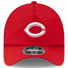 Cincinnati Reds New Era 2026 Batting Practice Apex 9FORTY Adjustable Trucker Hat Lifestyle