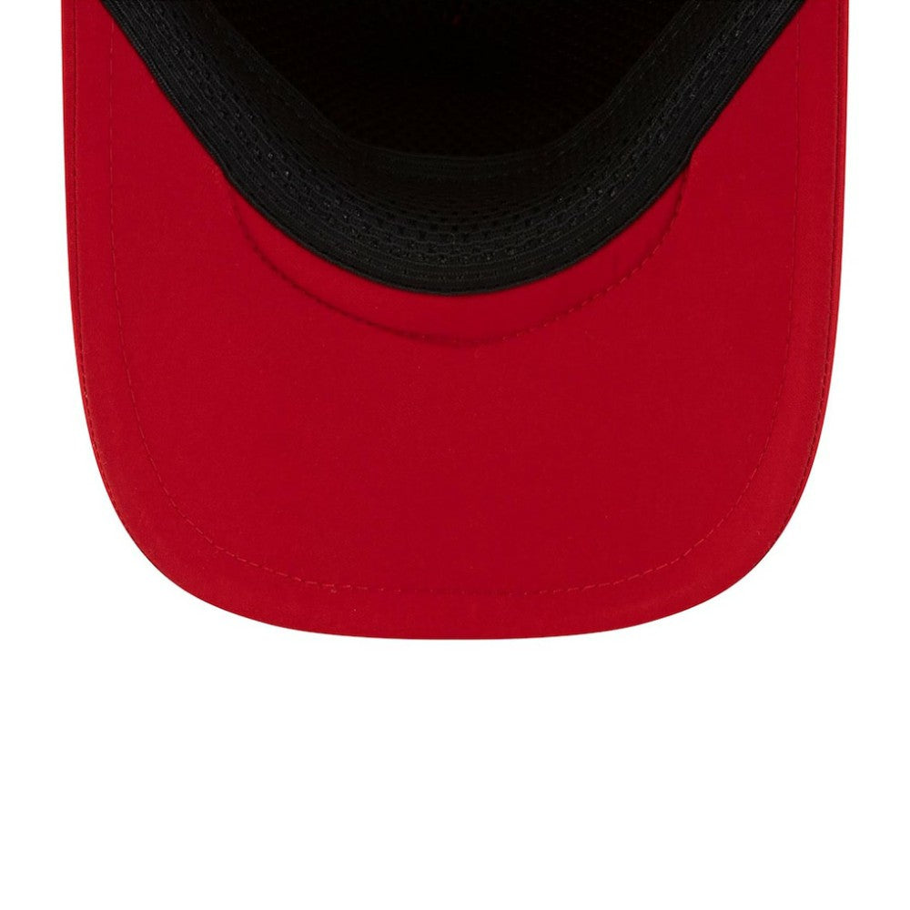 Cincinnati Reds New Era 2026 Batting Practice Apex 9FORTY Adjustable Trucker Hat Lifestyle