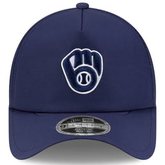 Milwaukee Brewers New Era 2026 Batting Practice Apex 9FORTY Adjustable Trucker Hat On Sale