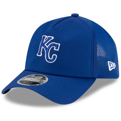 Kansas City Royals New Era 2026 Batting Practice Apex 9FORTY Adjustable Trucker Hat On Sale