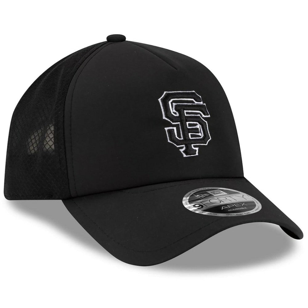 San Francisco Giants New Era 2026 Batting Practice Apex 9FORTY Adjustable Trucker Hat Near Me