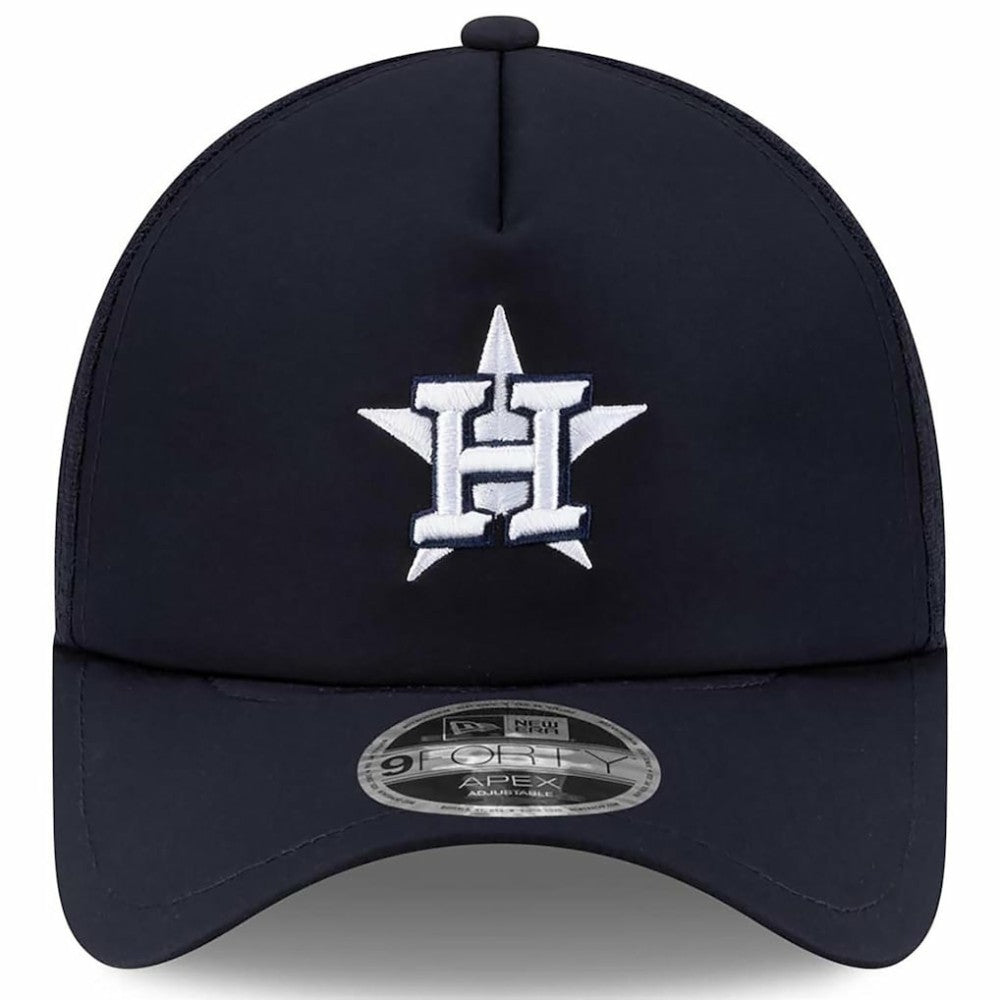 Houston Astros New Era 2026 Batting Practice Apex 9FORTY Adjustable Trucker Hat Online