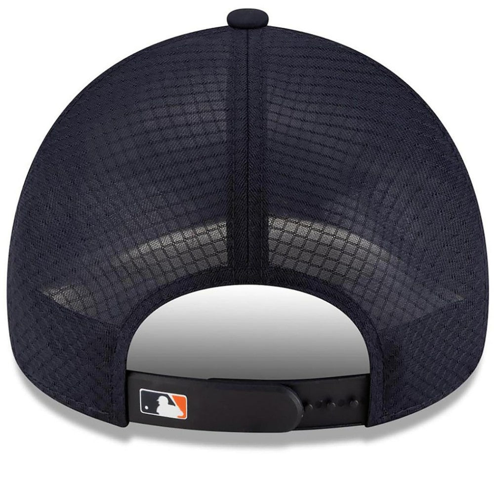 Houston Astros New Era 2026 Batting Practice Apex 9FORTY Adjustable Trucker Hat Online