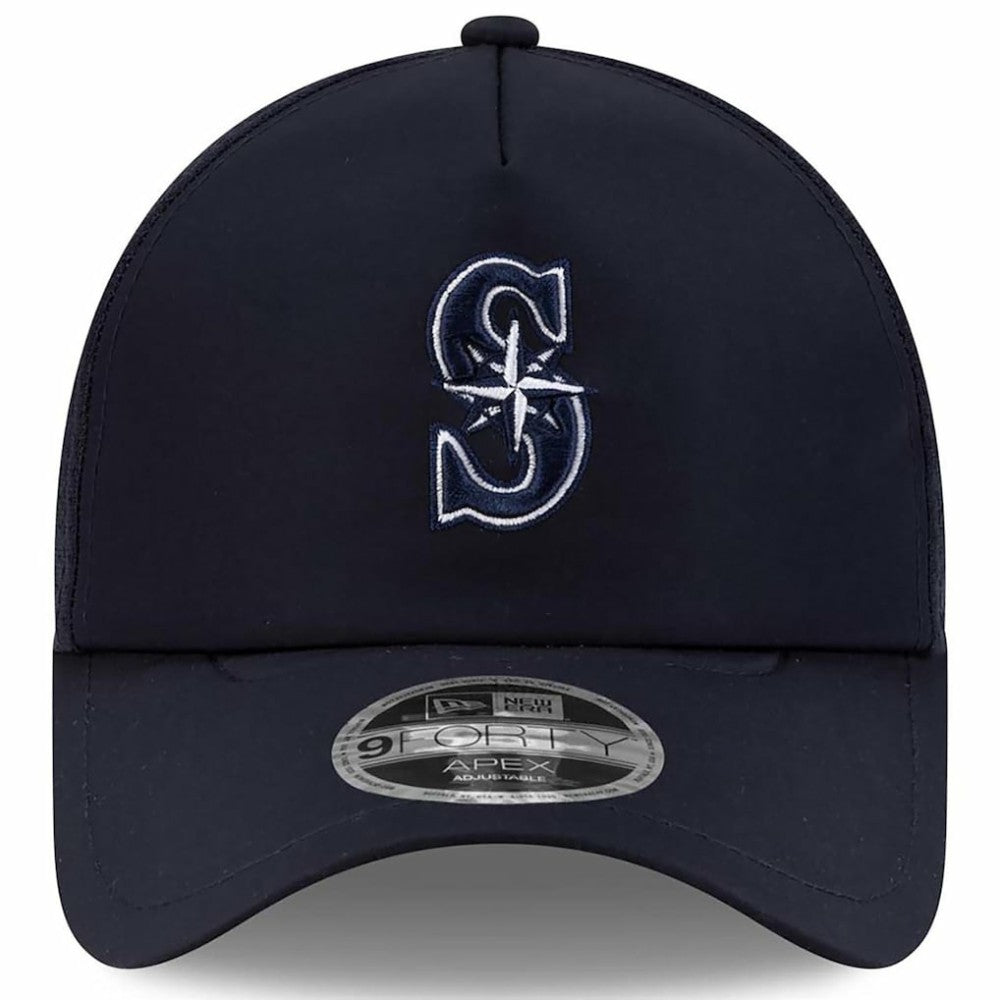 Seattle Mariners New Era 2026 Batting Practice Apex 9FORTY Adjustable Trucker Hat Clearance