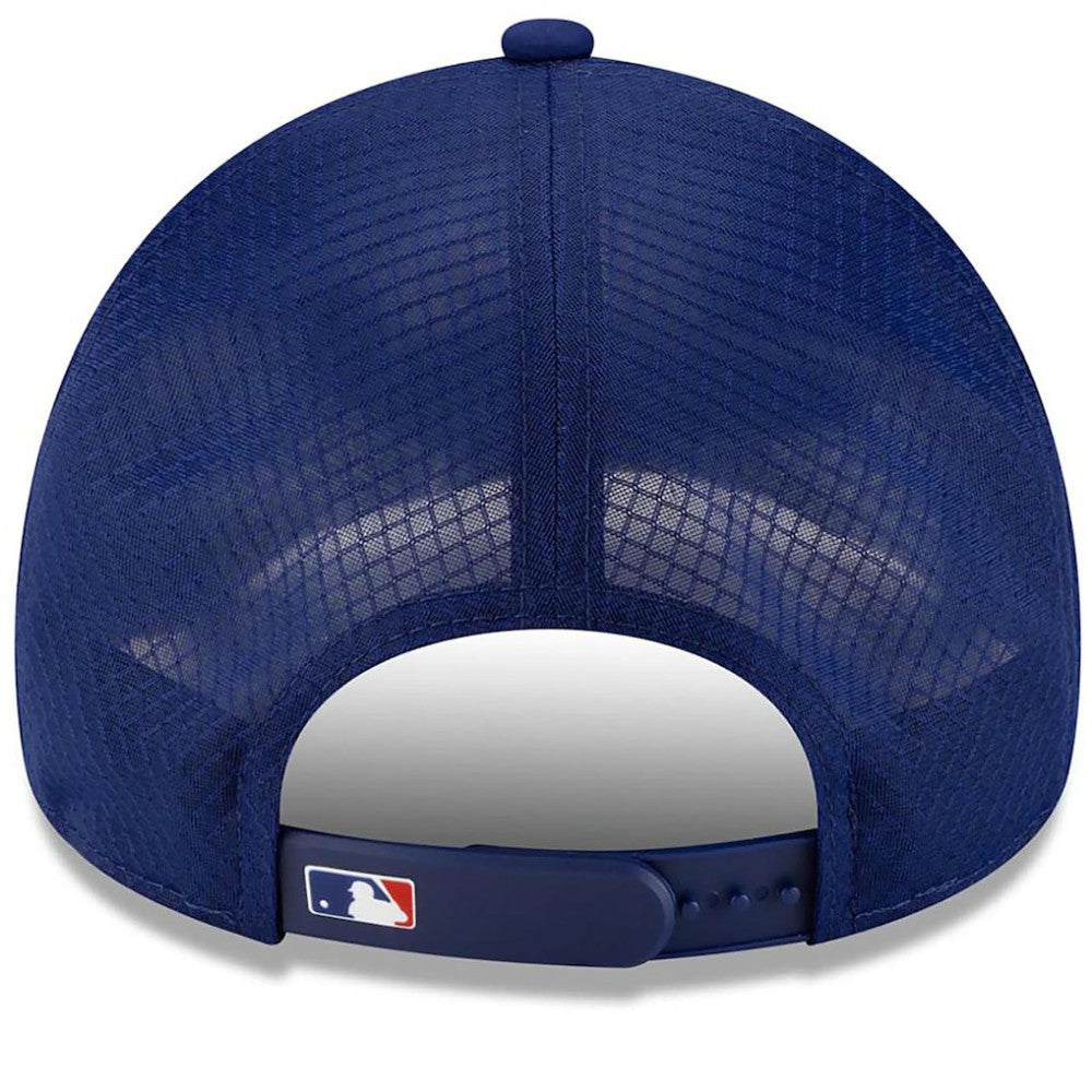 Texas Rangers New Era 2026 Batting Practice Apex 9FORTY Adjustable Trucker Hat discount