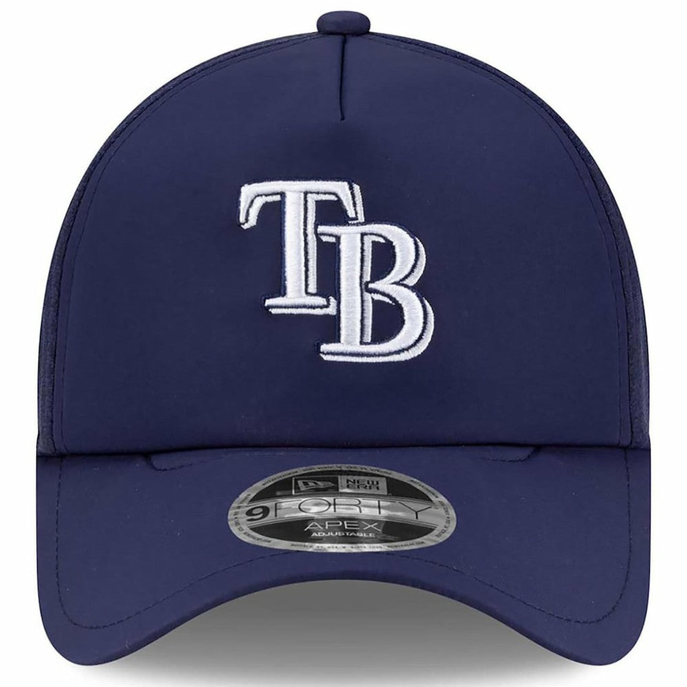 Tampa Bay Rays New Era 2026 Batting Practice Apex 9FORTY Adjustable Trucker Hat Clearance