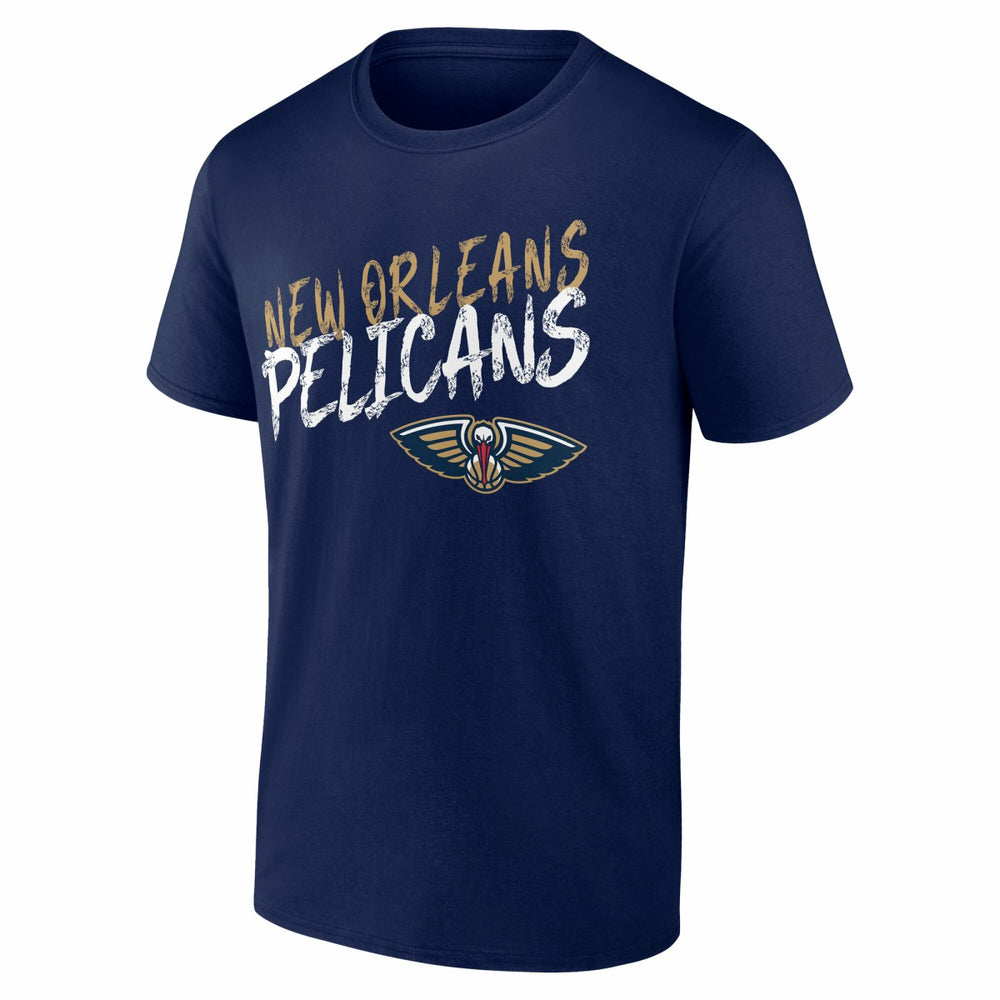 NBA - New Orleans Pelicans Hustle Custom T-Shirt - Navy