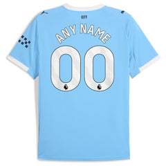 Puma Manchester City 2025/26 Home Replica Custom Jerseys - Sky Blue