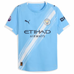 Puma Erling Haaland Manchester City 2025/26 Home Player Jerseys - Sky Blue