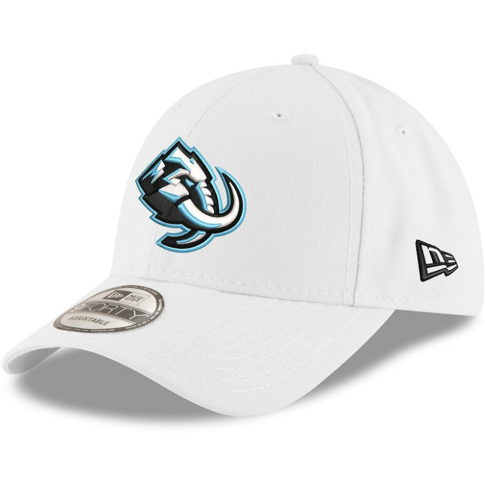 Utah Mammoth - New Era 9FORTY Adjustable Hat White