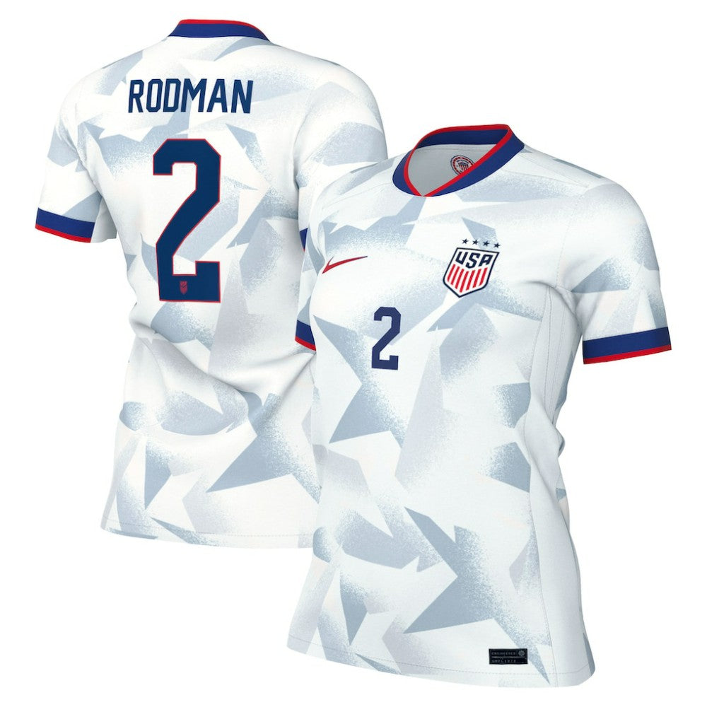Nike Trinity Rodman USWNT Women's 2025 Home Replica Player Jerseys - White