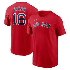 Jarren Duran Boston Red Sox Nike Fuse Name & Number T-Shirt Near Me