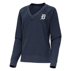 Detroit Tigers Antigua Women's Varsity Tri-Blend V-Neck Long Sleeve T-Shirt Lifestyle