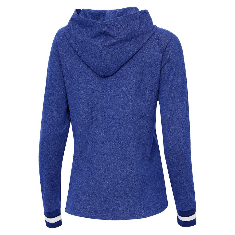 Chicago Cubs Antigua Women's Trek Pullover Hoodie for sale