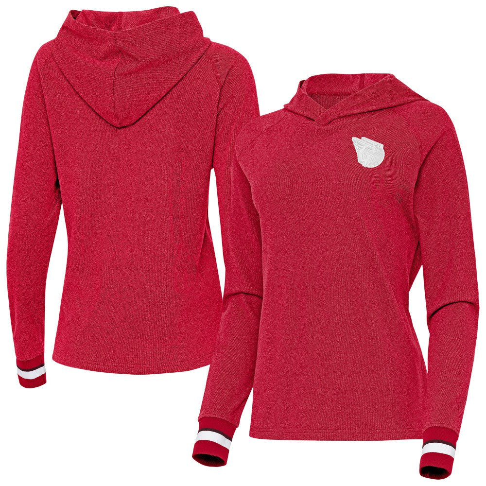 Cleveland Guardians Antigua Women's Trek Pullover Hoodie On Sale