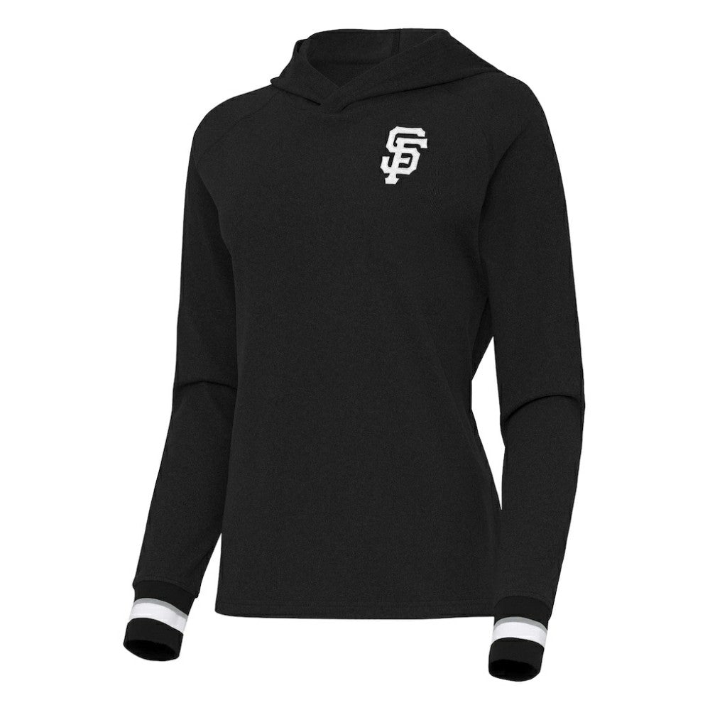 San Francisco Giants Antigua Women's Trek Pullover Hoodie Clearance