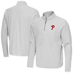 Philadelphia Phillies Antigua Step Up Quarter-Zip Pullover Sale