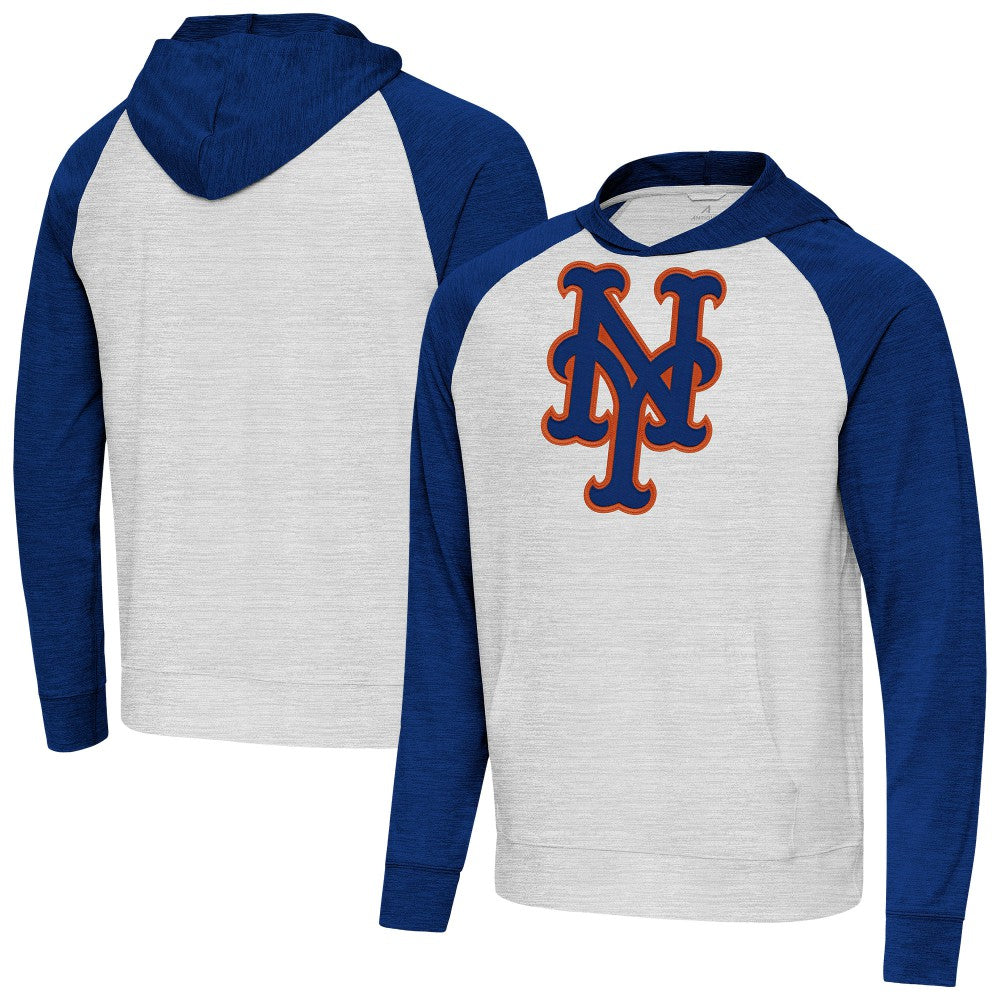 New York Mets Antigua Urgent Pullover Hoodie Sale
