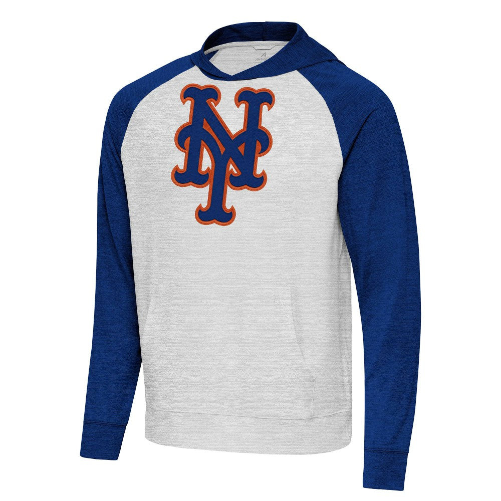 New York Mets Antigua Urgent Pullover Hoodie Sale