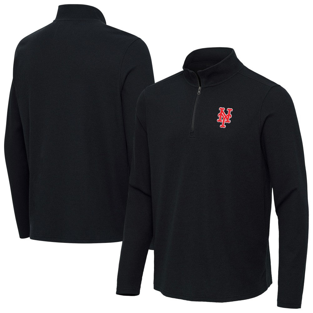 New York Mets Antigua Sync Tri-Blend Quarter-Zip Pullover Near Me