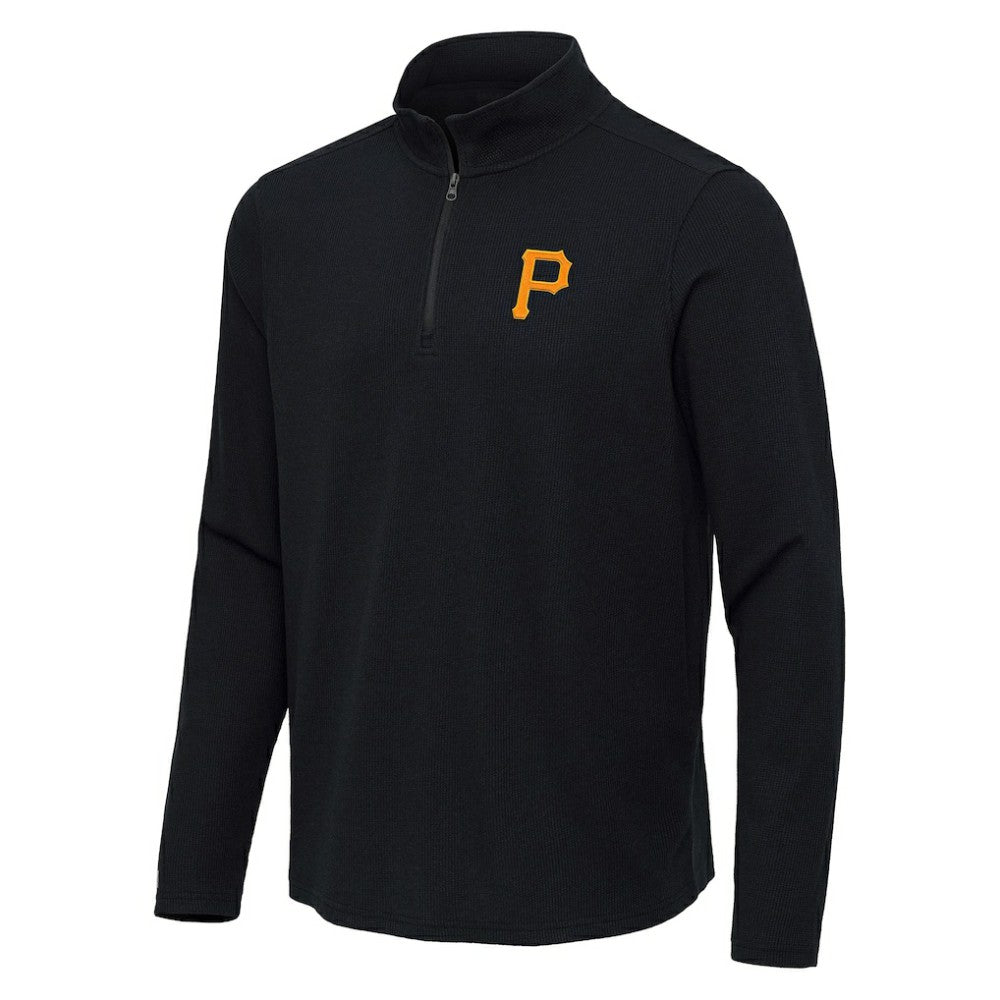 Pittsburgh Pirates Antigua Sync Tri-Blend Quarter-Zip Pullover Near Me