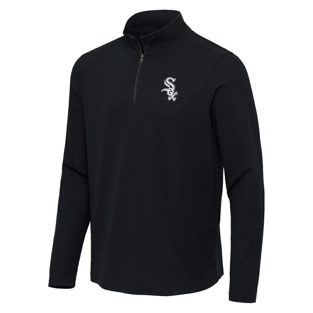 Chicago White Sox Antigua Sync Tri-Blend Quarter-Zip Pullover discount