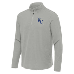 Kansas City Royals Antigua Sync Tri-Blend Quarter-Zip Pullover Sale