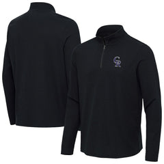 Colorado Rockies Antigua Sync Tri-Blend Quarter-Zip Pullover discount