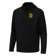 San Diego Padres Antigua Connected Quarter-Zip Pullover Hoodie Near Me