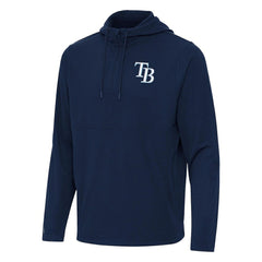 Tampa Bay Rays Antigua Connected Quarter-Zip Pullover Hoodie for sale