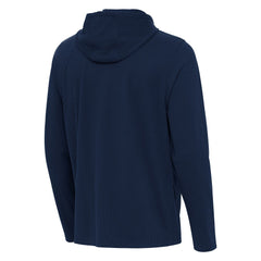 Milwaukee Brewers Antigua Connected Quarter-Zip Pullover Hoodie On Sale