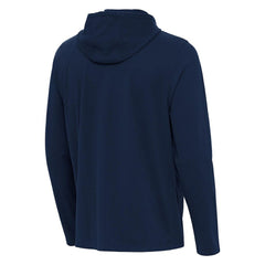 New York Yankees Antigua Connected Quarter-Zip Pullover Hoodie Lifestyle