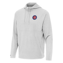Chicago Cubs Antigua Connected Quarter-Zip Pullover Hoodie Online