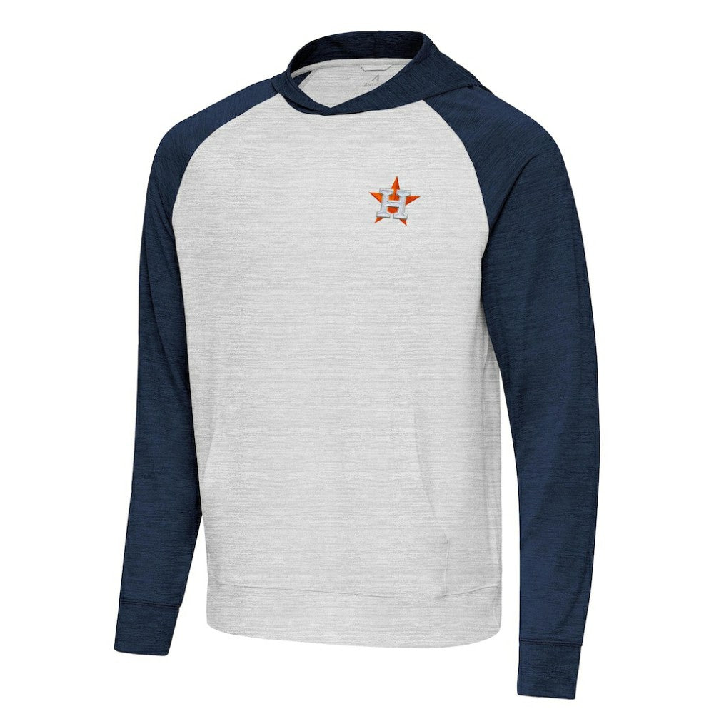 Houston Astros Antigua Urgent Pullover Hoodie Lifestyle