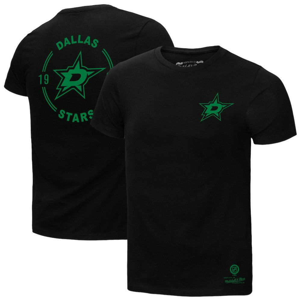 Dallas Stars - Mitchell & Ness Core Penalty Box 3.0 T-Shirt Black